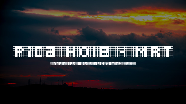 Pica Hole - MRT Font Family