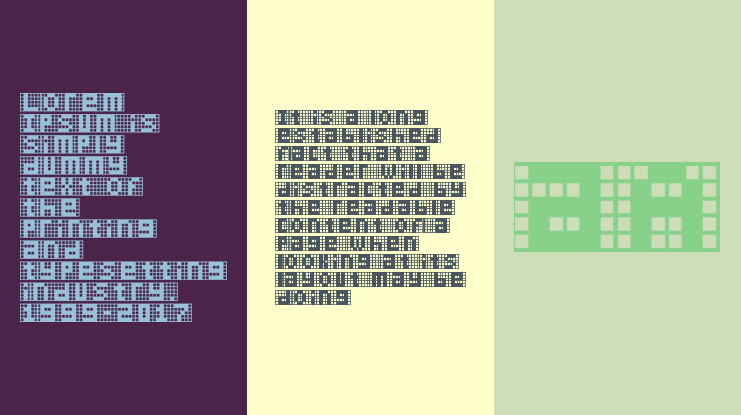 Pica Hole - MRT Font Family