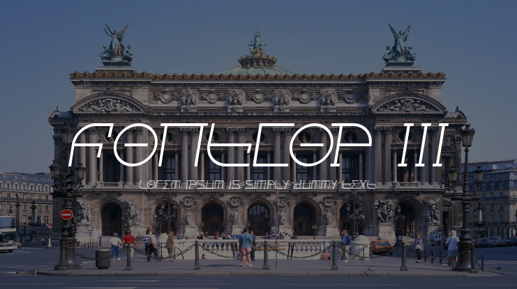 Fontcop III Font Family