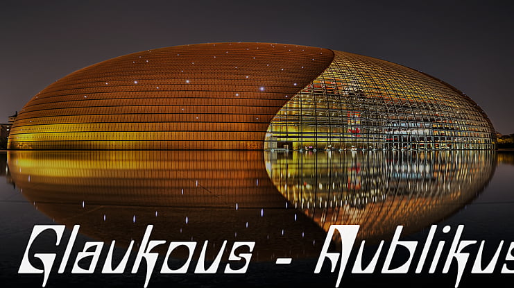 Glaukous - Aublikus Font Family