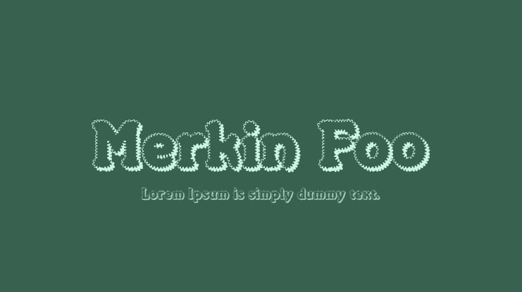 Merkin Foo Font Family
