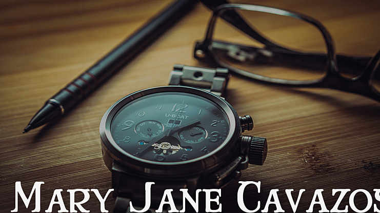 Mary Jane Cavazos Font Family