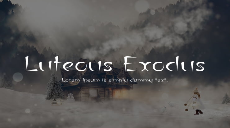Luteous Exodus Font Family