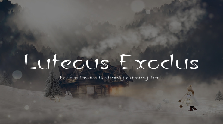 Luteous Exodus Font Family