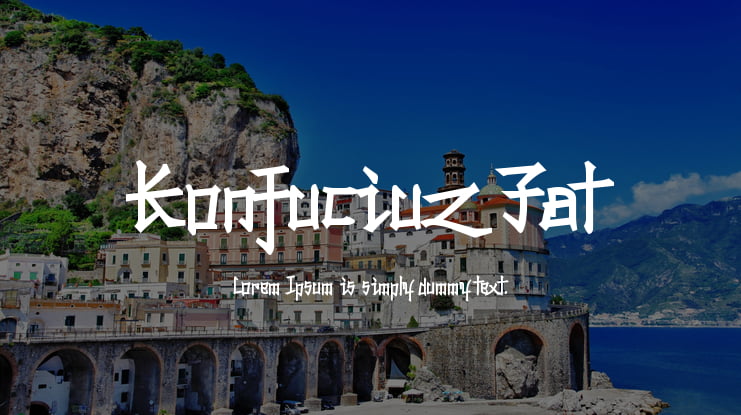 Konfuciuz Fat Font Family