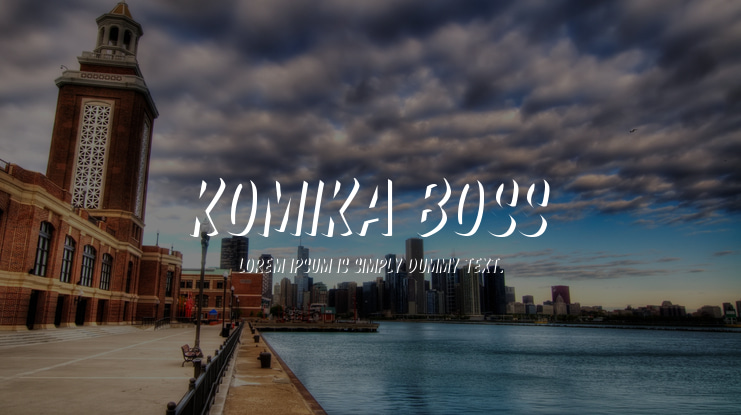 Komika Boss Font