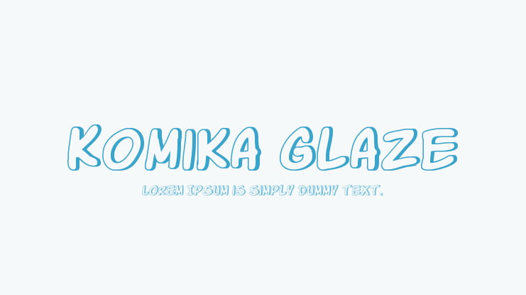 Komika Glaze Font