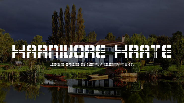 Karnivore Krate Font