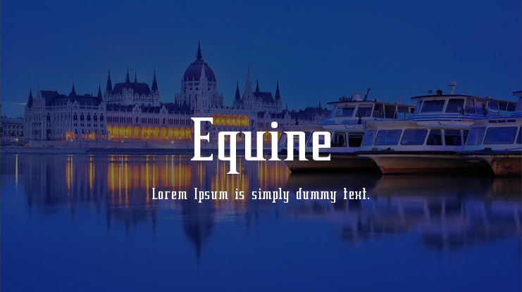 Equine Font