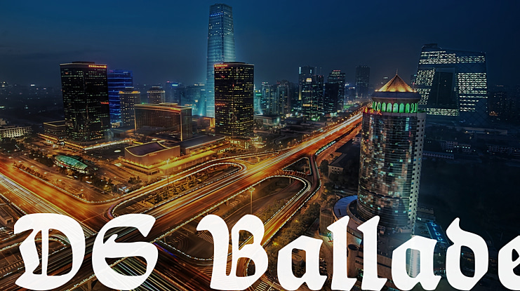 DS Ballade Font Family