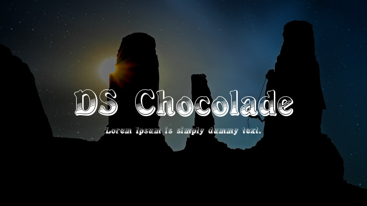 DS Chocolade Font