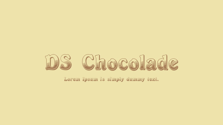 DS Chocolade Font