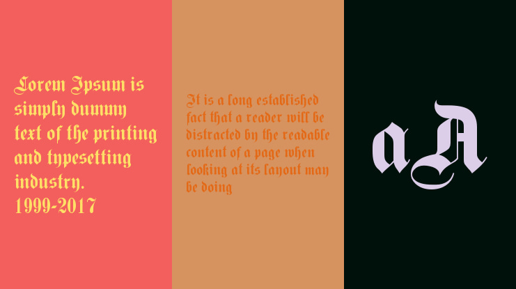DS Fette Kanzlei Font Family