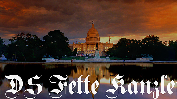 DS Fette Kanzlei Font Family