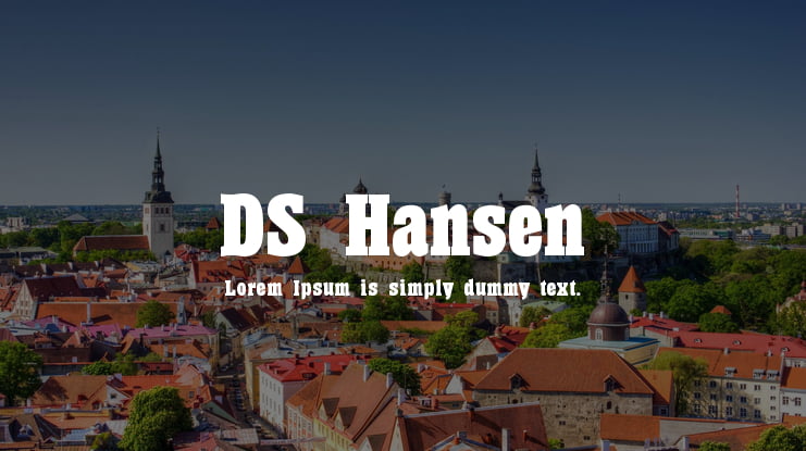DS Hansen Font