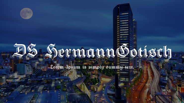 DS HermannGotisch Font