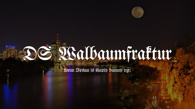DS Walbaumfraktur Font