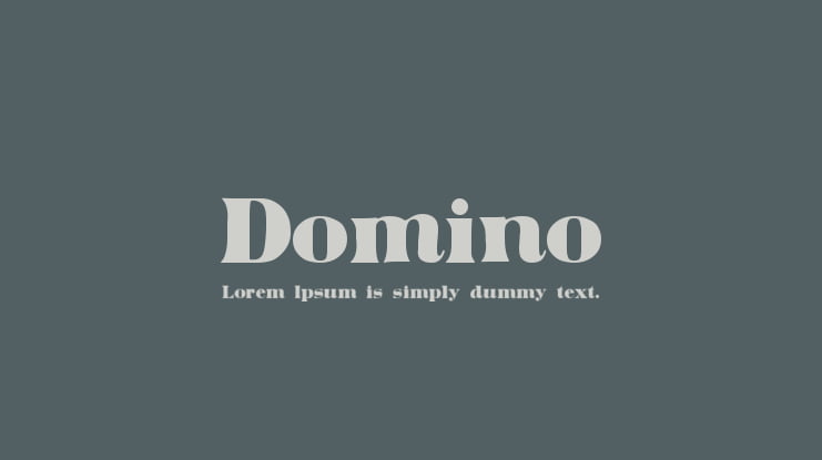 Domino Font Family