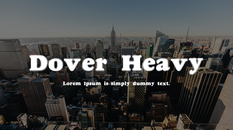 Dover Heavy Font Family