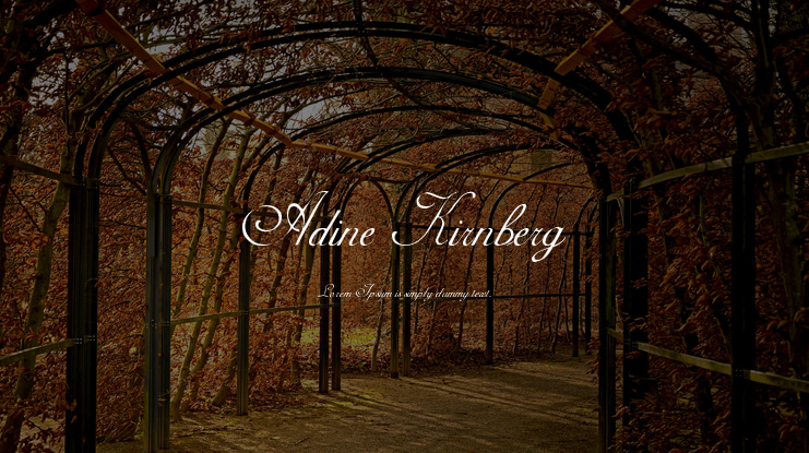 Adine Kirnberg Font Family