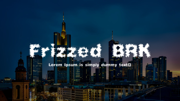 Frizzed BRK Font