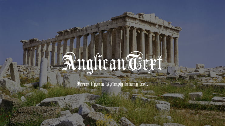 AnglicanText Font