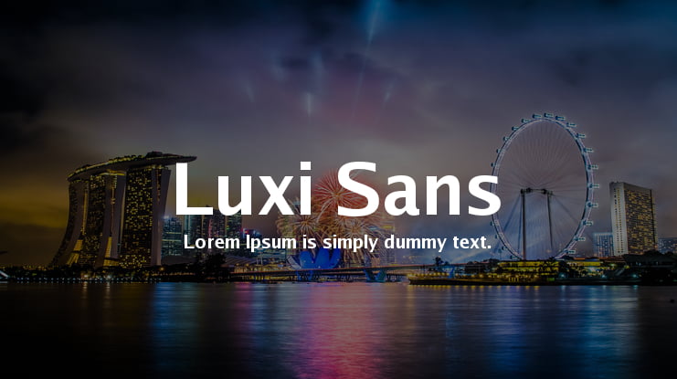 Luxi Sans Font Family