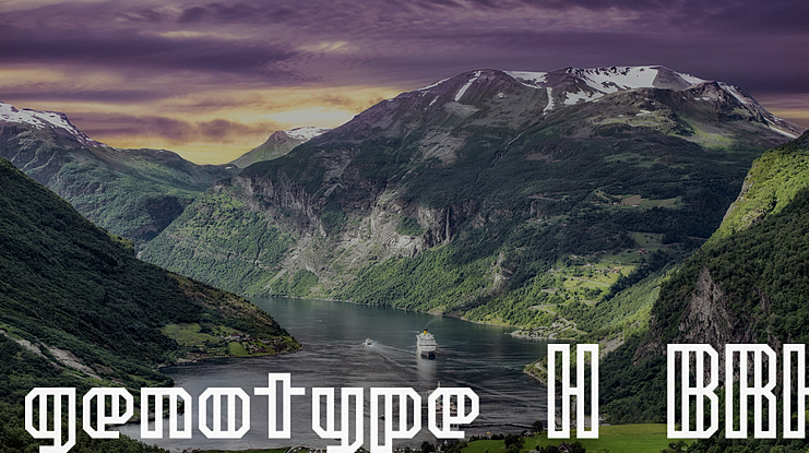 genotype H BRK Font Family