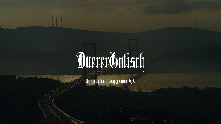 DuererGotisch Font