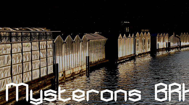 Mysterons BRK Font