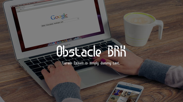 Obstacle BRK Font Family
