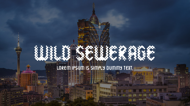 Wild Sewerage Font