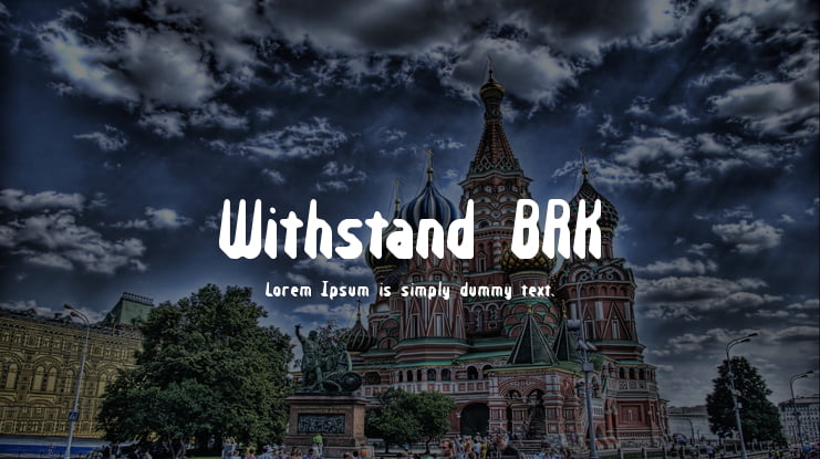 Withstand BRK Font