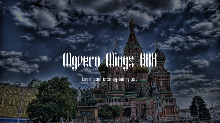 Wyvern Wings BRK Font Family