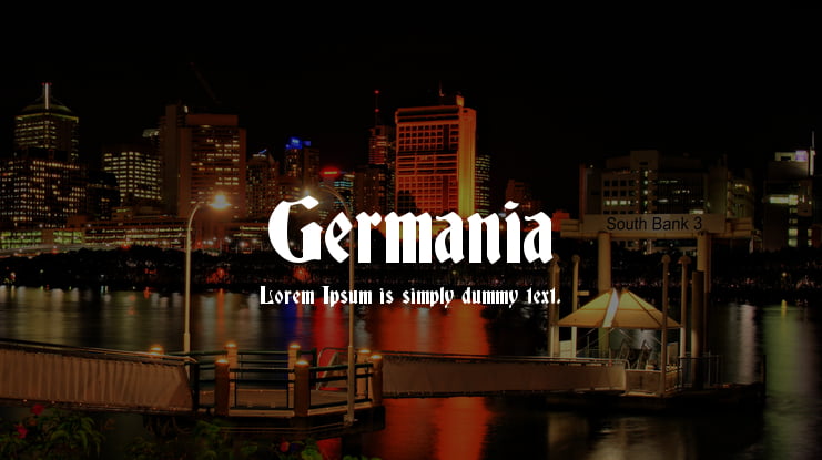 Germania Font Family