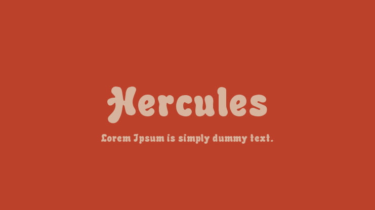 Hercules Font