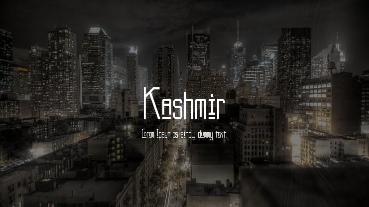 Kashmir Font