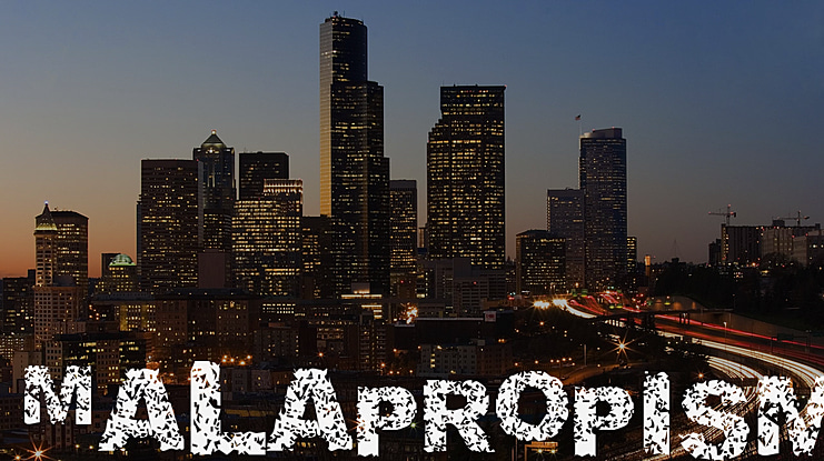 Malapropism Font