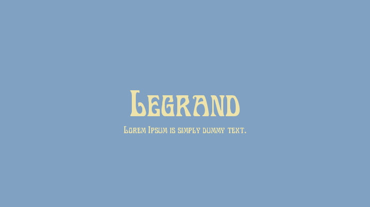 Legrand Font