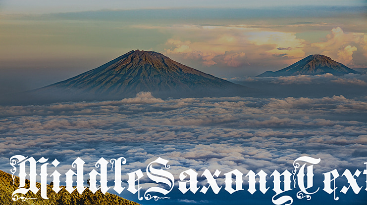 MiddleSaxonyText Font