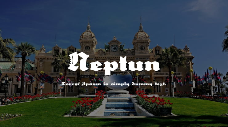 Neptun Font