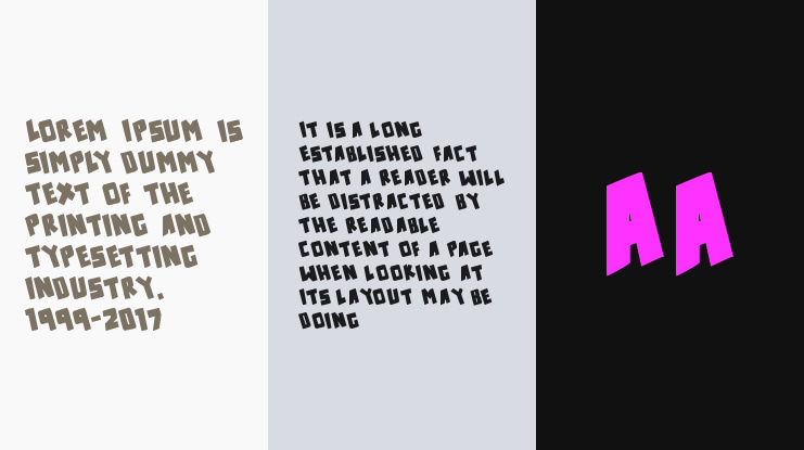 counter hit! Font Family