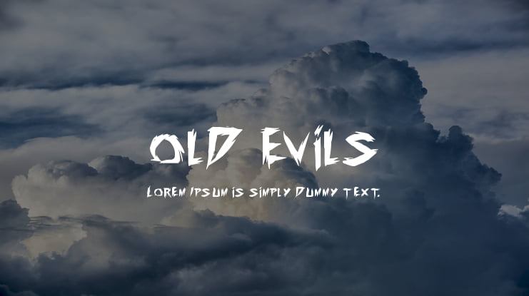 old evils Font