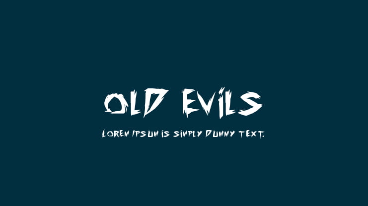 old evils Font
