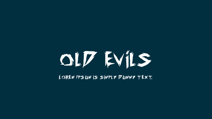 old evils Font