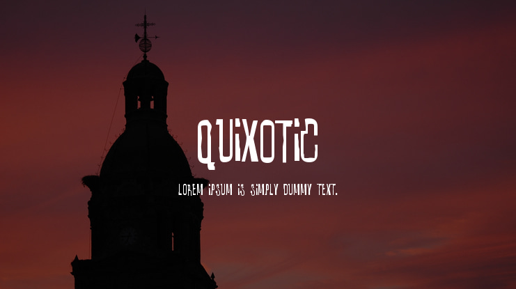 Quixotic Font