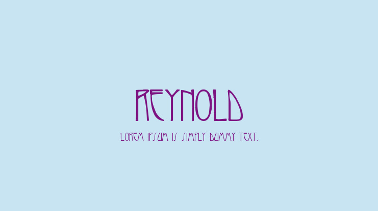 Reynold Font Family