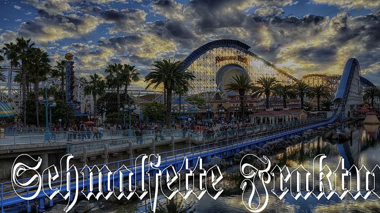 Schmalfette Fraktur Font Family