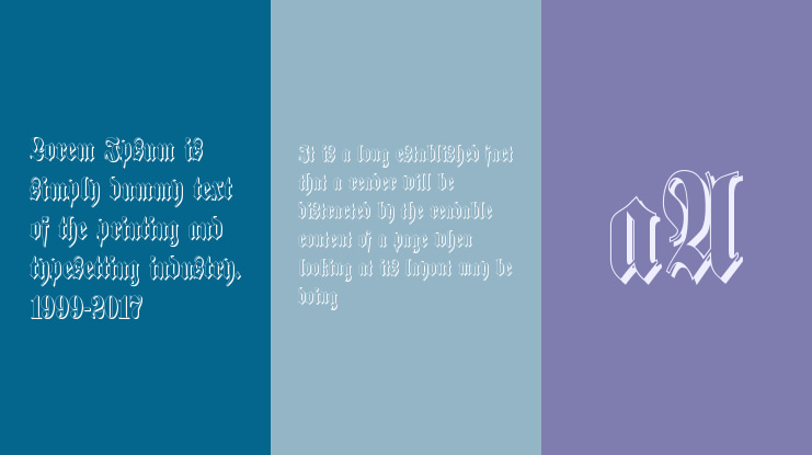 Schmalfette Fraktur Font Family