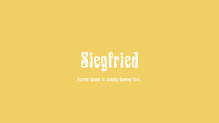 Siegfried Font